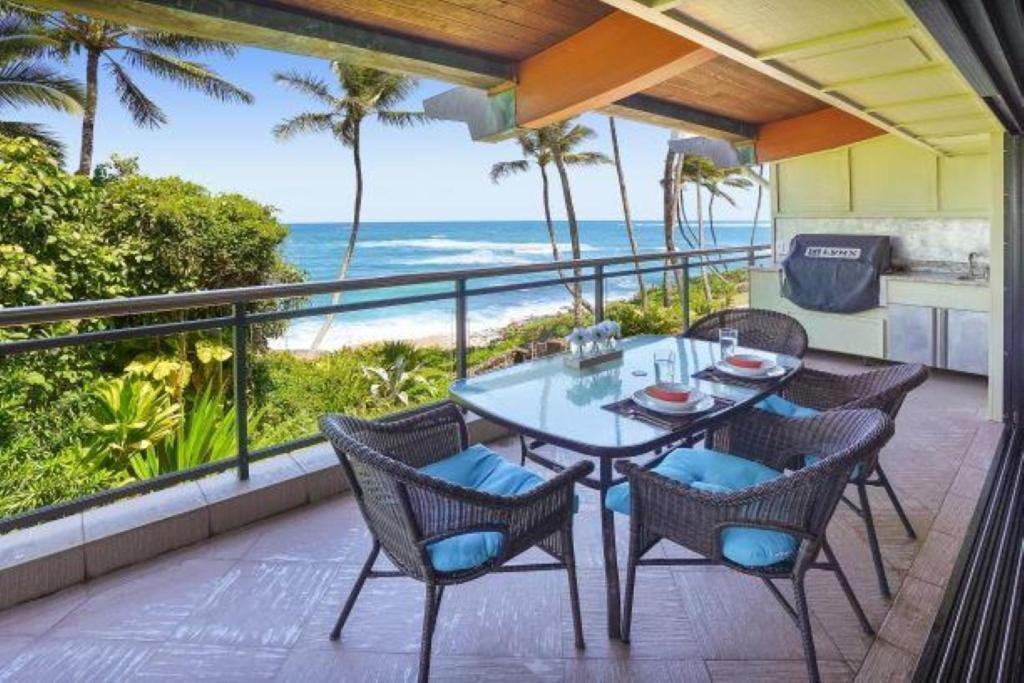 Luxury 2-Story Oceanfront Condo W/ Views & Pool Wailua  Luaran gambar