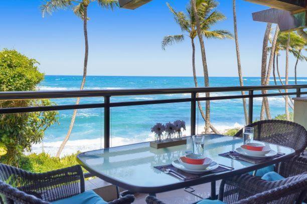 Luxury 2-Story Oceanfront Condo W/ Views & Pool Wailua  Luaran gambar
